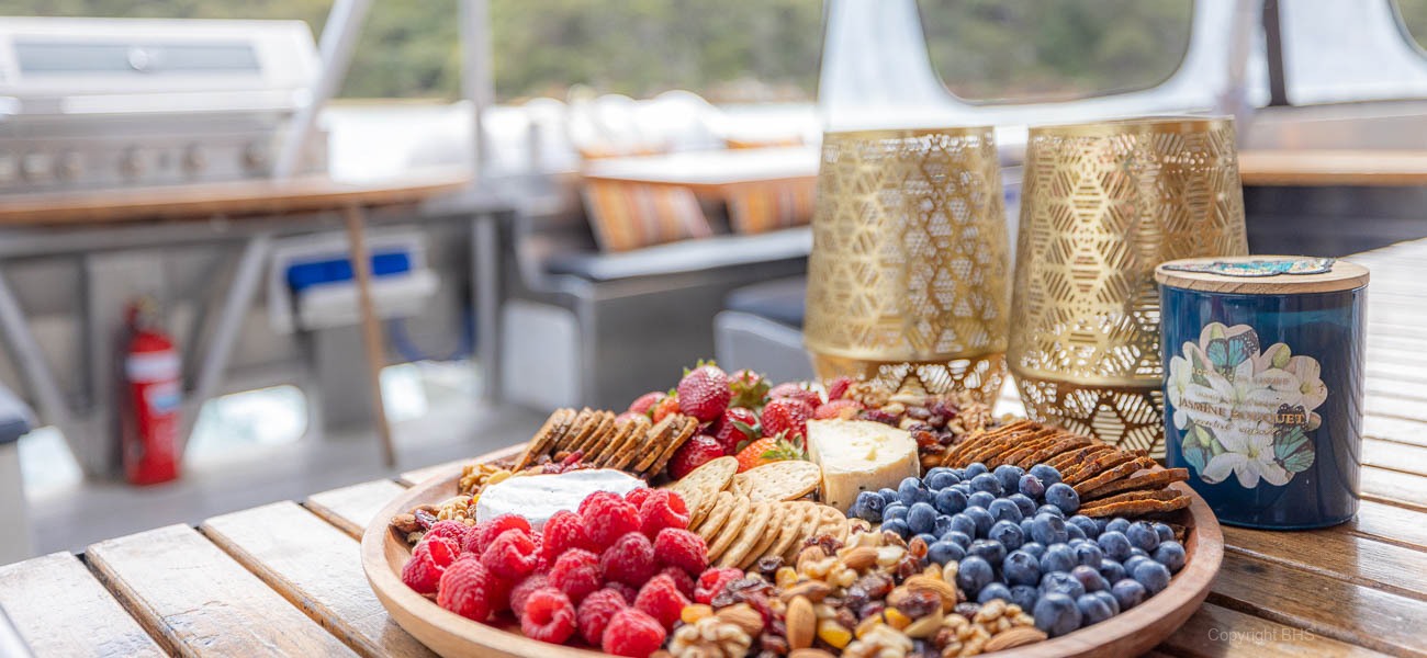 Ocean Life catamaran nibbles
